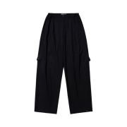 Sansan Gear Wide Snap Pants Black - 23SS