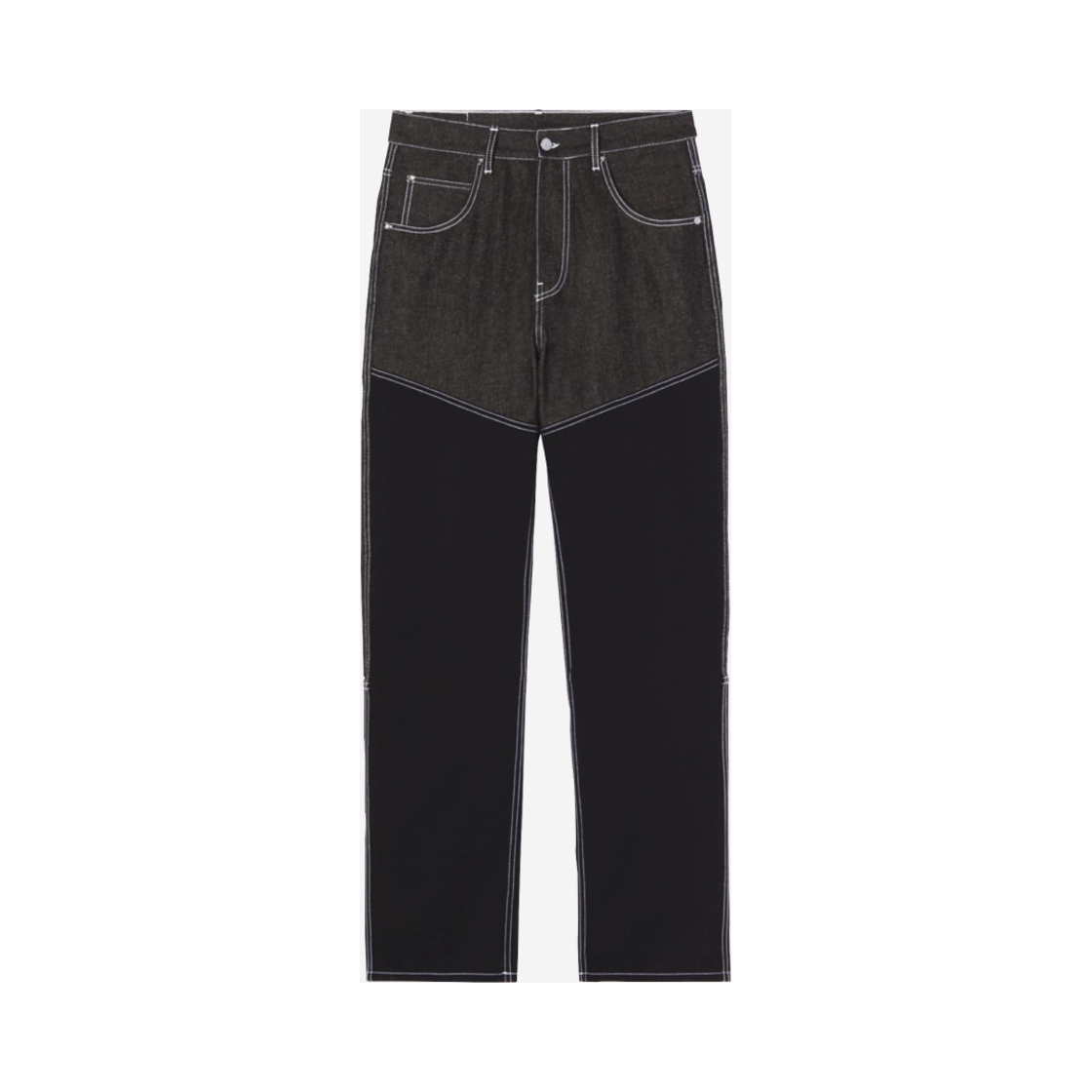 216DE05-216-140990 Jacquemus Le de Nimes Meunier Denim Navy Black