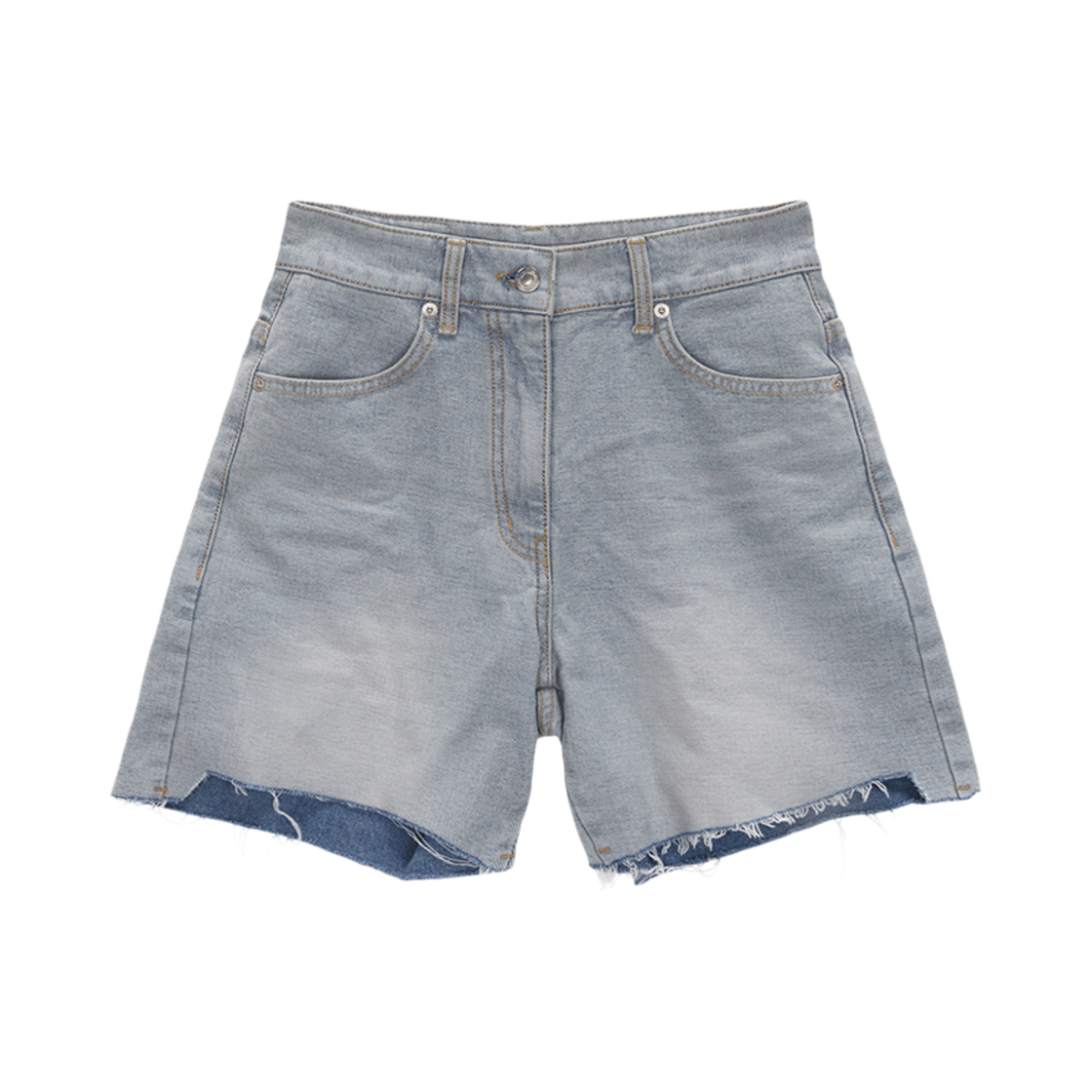 MK2434DN023MSK (W) Matin Kim Cut Out Point Denim Shorts Sky