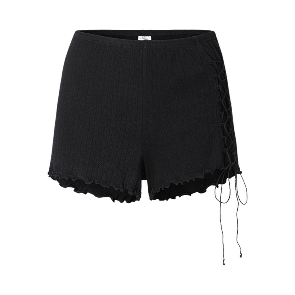 (W) 쓰리타임즈 오가닉 비비 쇼츠 블랙((W) Threetimes Organic Bibi Shorts Black)