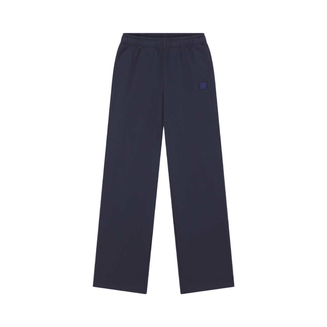 NM01111KM0001-P492 Maison Kitsune Bold Fox Head Patch Relaxed Jog Pants Deep Navy