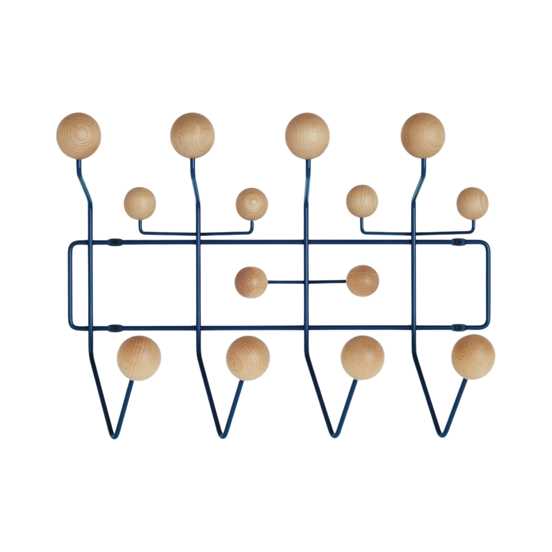 [10% 쿠폰] 허먼 밀러 임스 행잇올 메이플 다크 블루([10% 쿠폰] Herman Miller Eames Hang It All Maple Dark Blue)