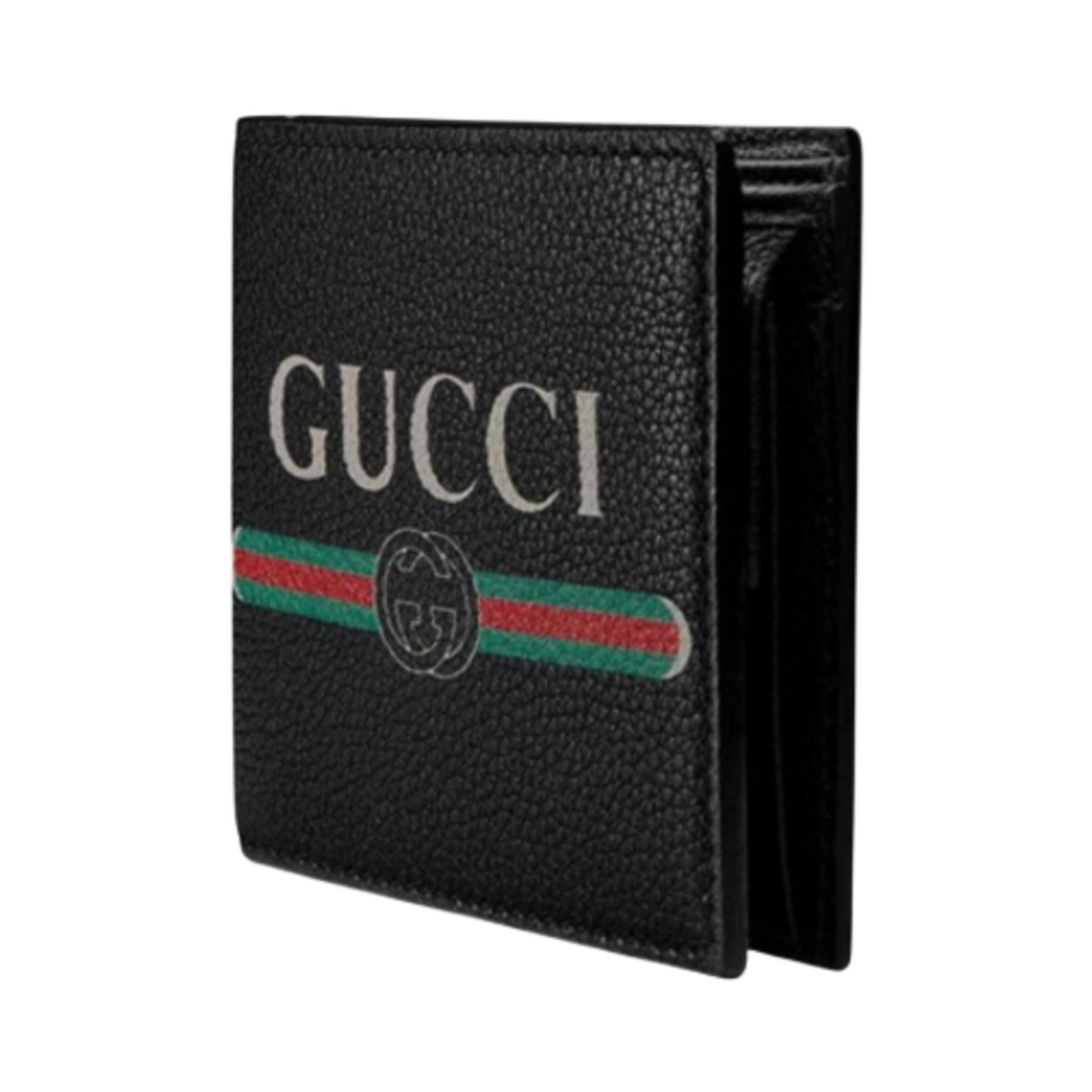 구찌 로고 프린트 지갑 블랙(Gucci Logo Print Wallet Black) - 4