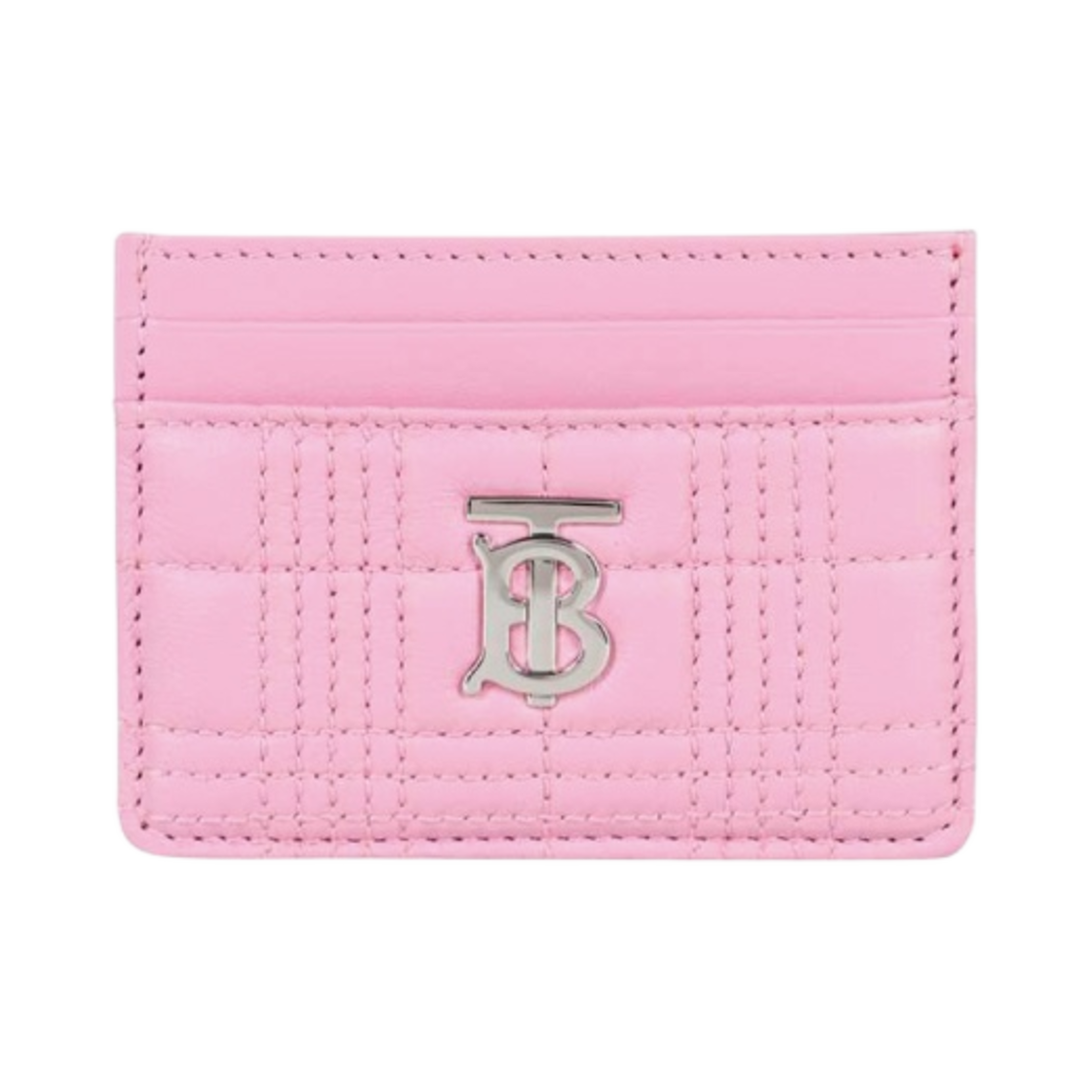 버버리 퀼티드 레더 롤라 카드 케이스 프림로즈 핑크(Burberry Quilted Leather Lola Card Case Primrose Pink) - 1