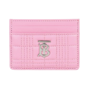 Burberry Quilted Leather Lola Card Case Primrose Pink