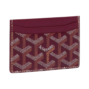 Goyard Saint Sulpice Card Holder Burgundy