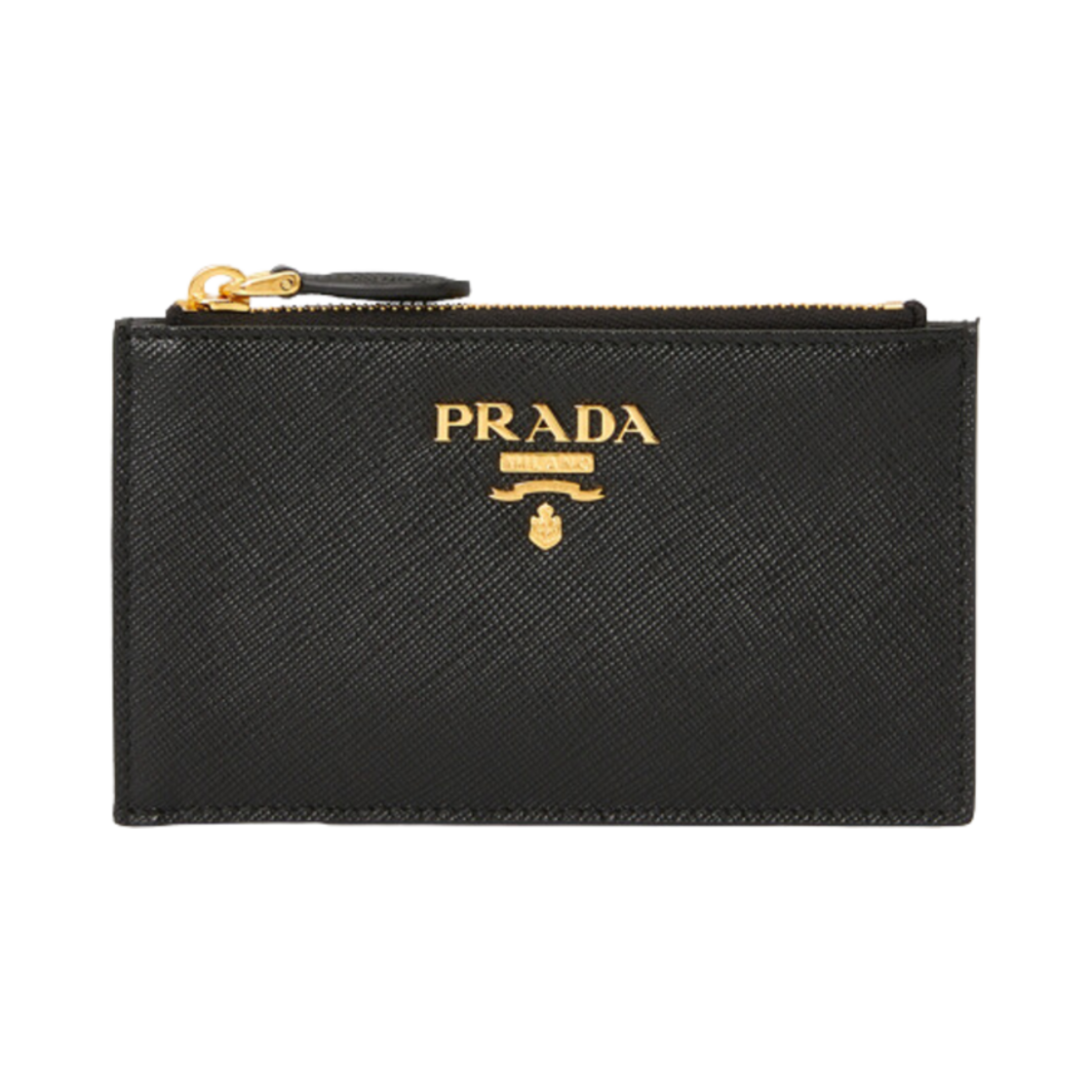 프라다 사피아노 레더 카드 홀더 블랙(Prada Saffiano Leather Card Holder Black) - 1