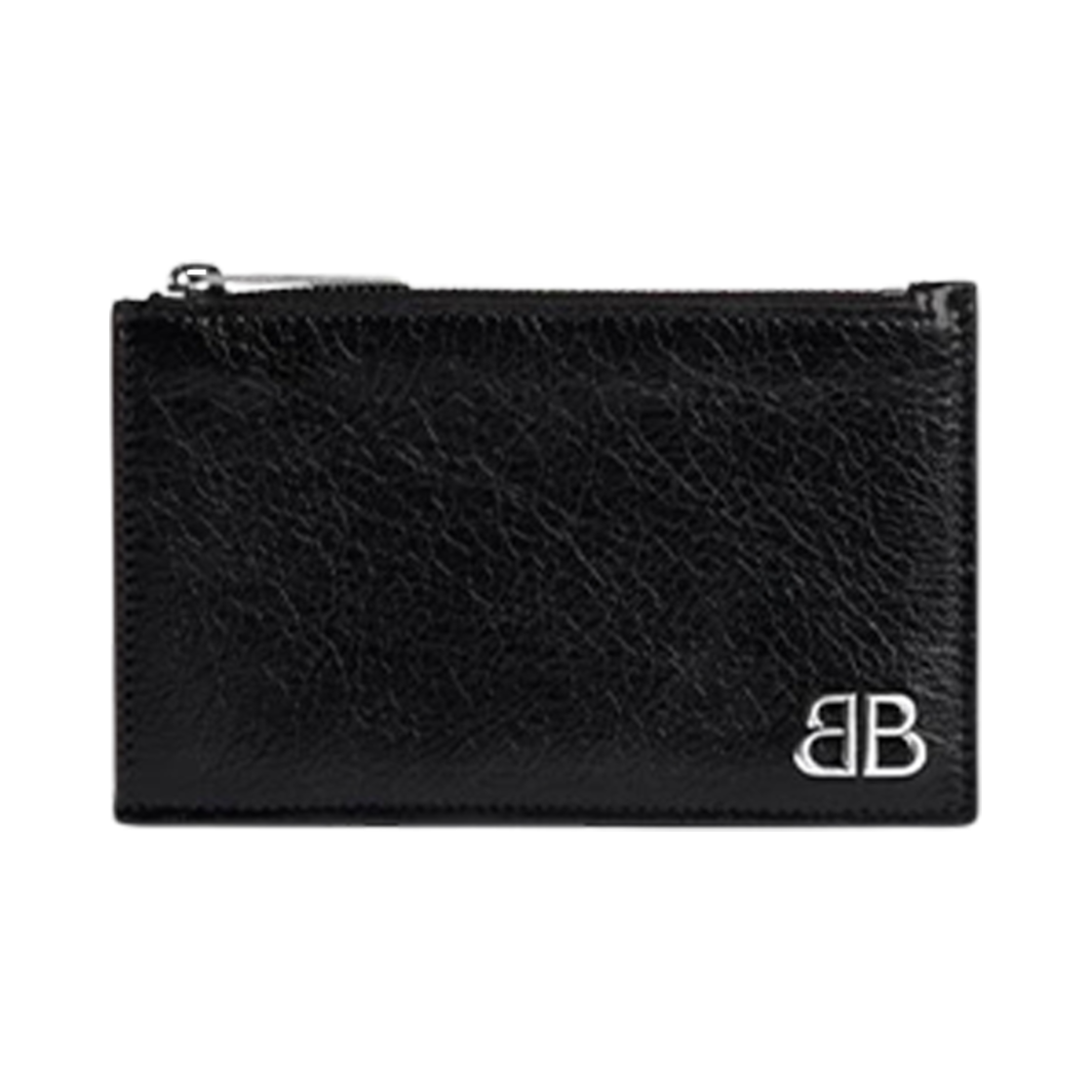 7665752AAS61000 Balenciaga Monaco Long Coin And Card Holder Black
