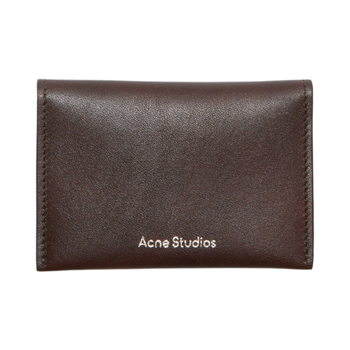 아크네 스튜디오 폴디드 레더 월렛 다크 브라운(Acne Studios Folded Leather Wallet Dark Brown)