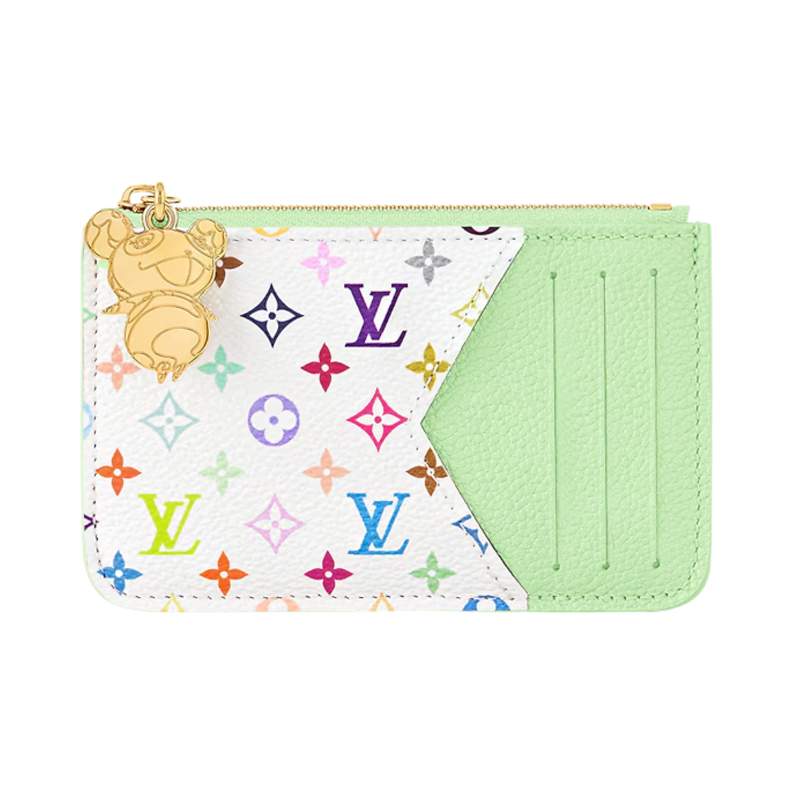 루이비통 x 무라카미 타카시 로미 카드 홀더 그린 티 | Louis Vuitton