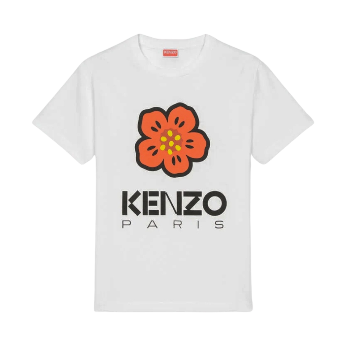 (W) 겐조 보케 플라워 루즈 티셔츠 화이트((W) Kenzo Boke Flower Loose T-Shirt White) - 1
