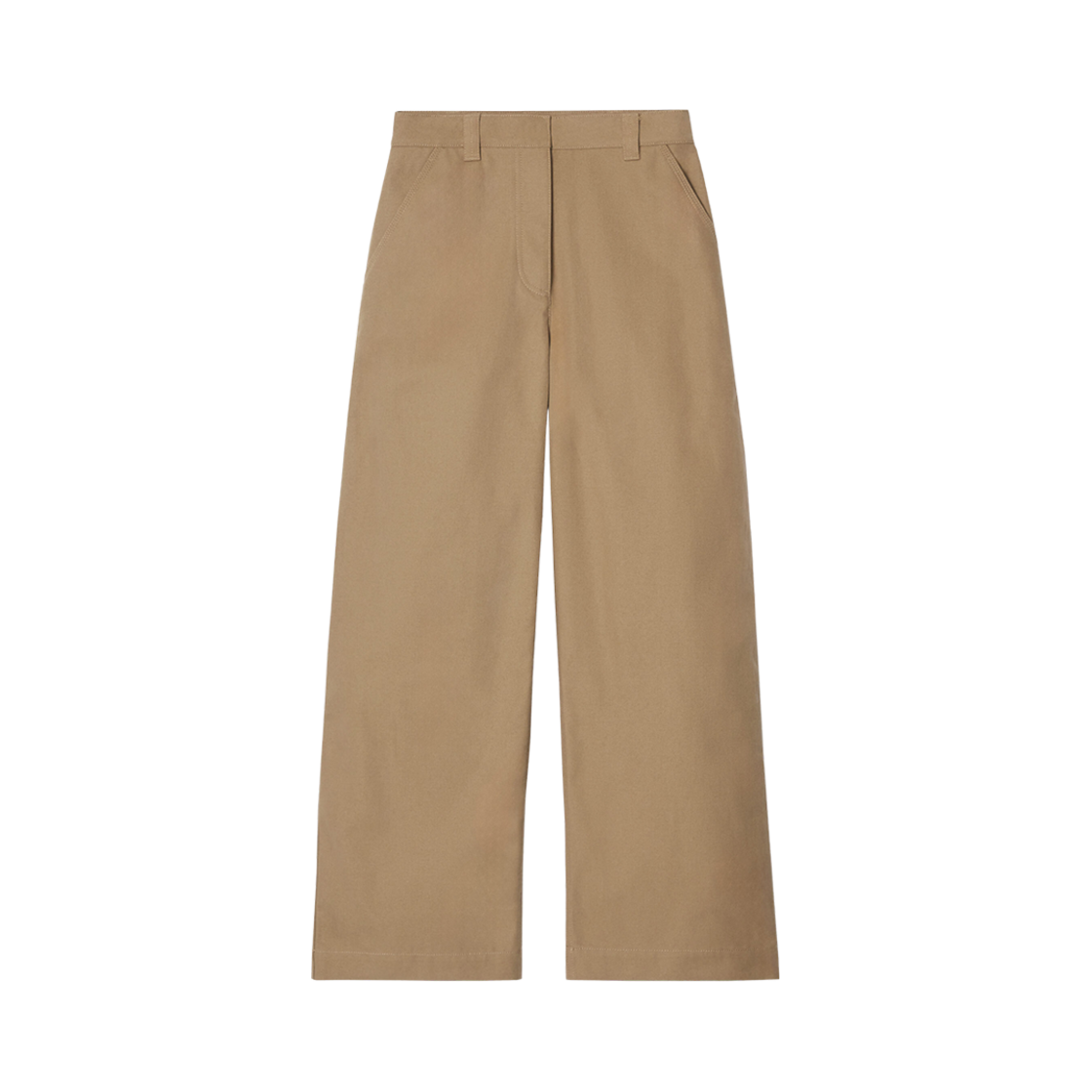 1242911001 (W) COS Wide Leg Canvas Utility Trousers Beige