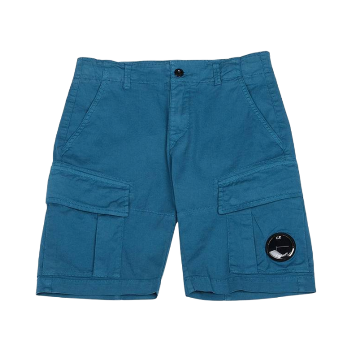 16CUQ005LRC0540825 (Kids) C.P. Company Cargo Shorts Blue - 24SS