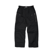 ETCE Side Zipper Pocket Pants Black