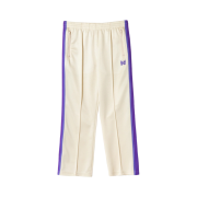 Needles Straight Track Pants Poly Smooth Ivory