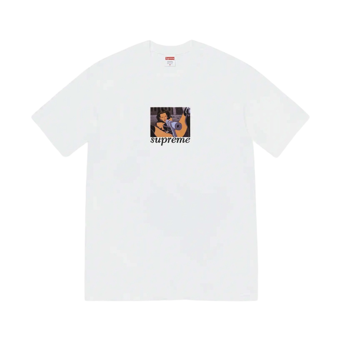 슈프림 x 이온 플럭스 건 티셔츠 화이트 - 22SS