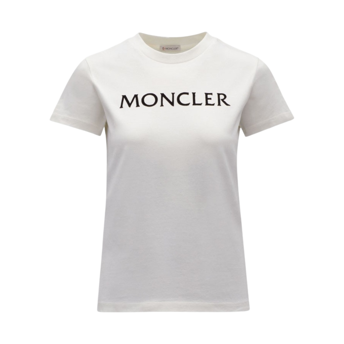 (W) 몽클레르 로고 티셔츠 화이트 - 22FW((W) Moncler Logo T-Shirt White - 22FW)