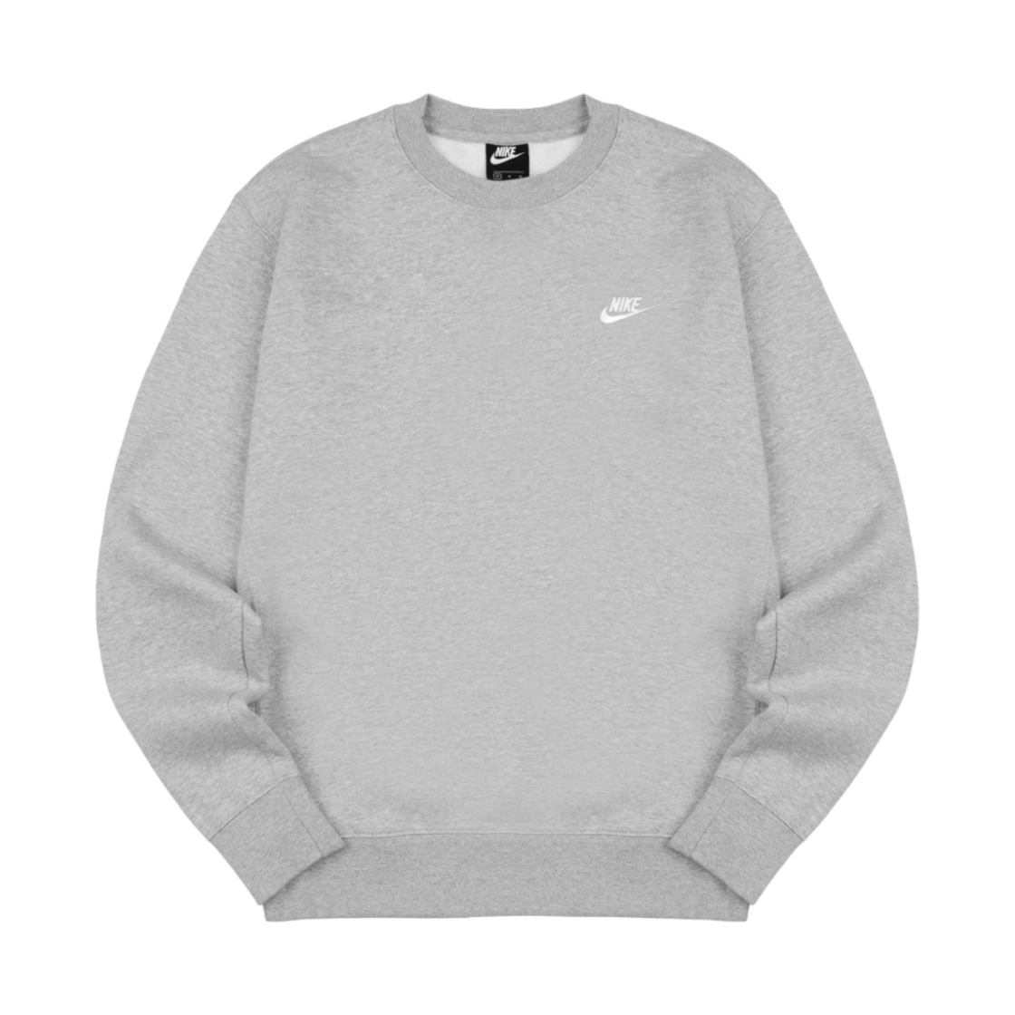 BV2667-063 Nike NSW Club French Terry Crew Sweatshirt Dark Grey Heather - Asia