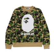 BAPE ABC Camo By Bathing Ape Crewneck Sweatshirt Green