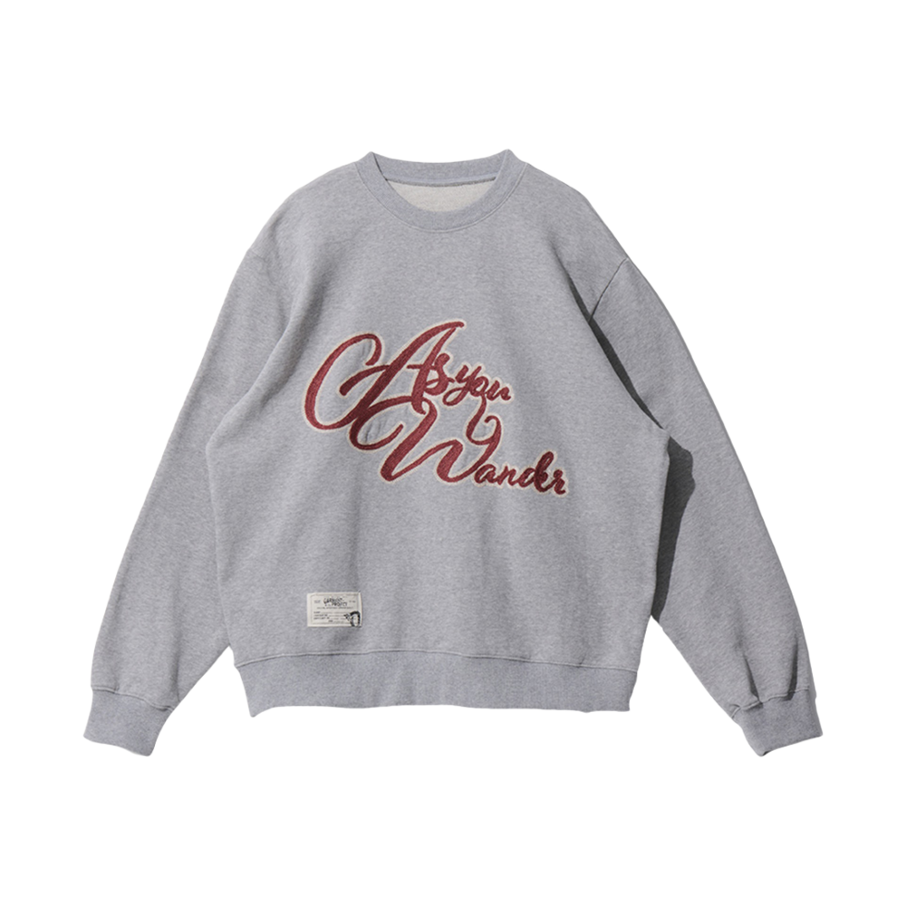 25SPTS018MG Ogarp Wonder Line Bookle Sweatshirt Melangegray