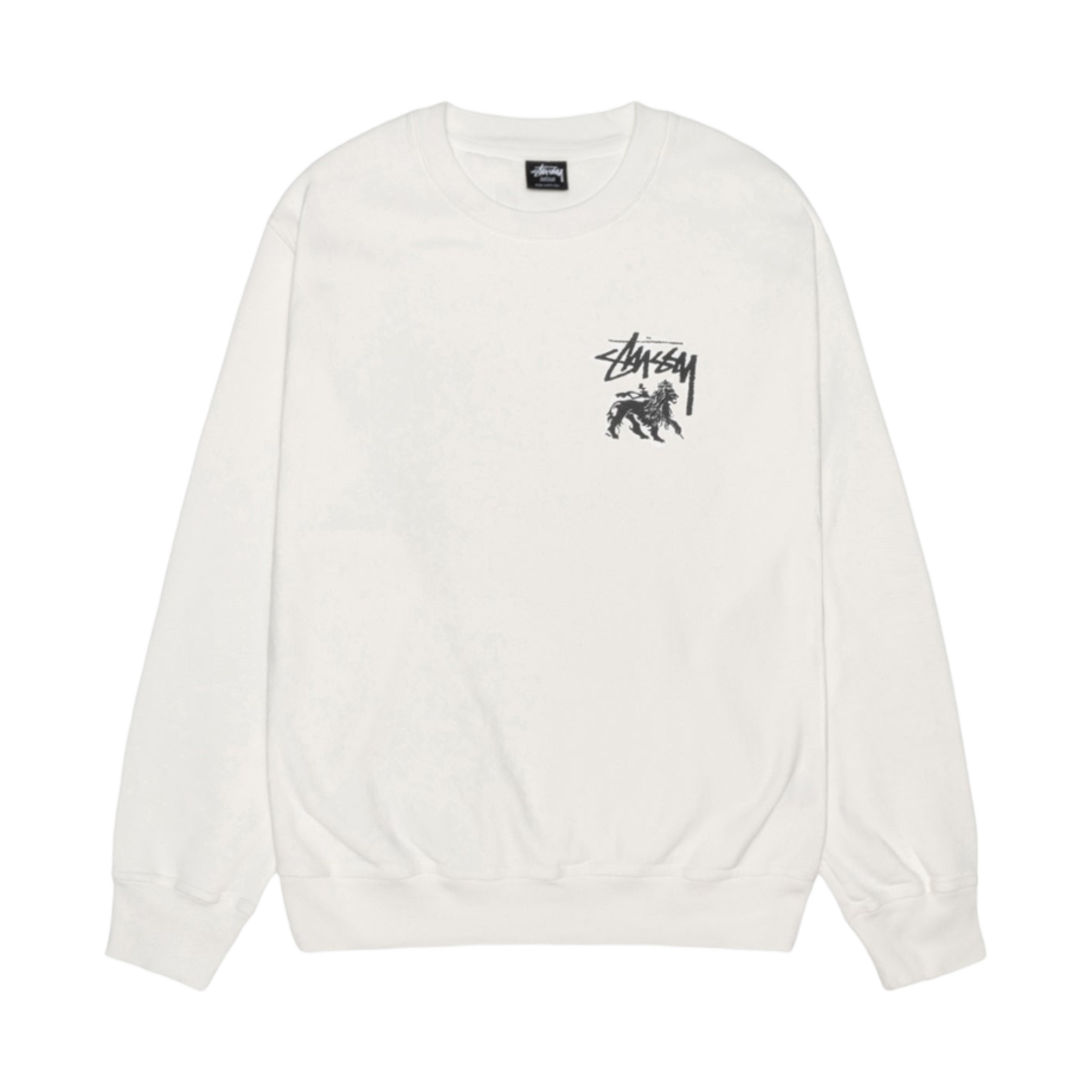 스투시 밀크 크루넥 블랙 | Stussy | KREAM