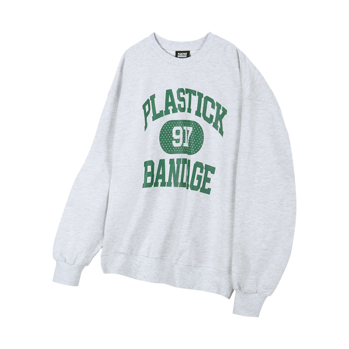 PVCG Plastick Bandage PB Varsity Crew Neck Grey
