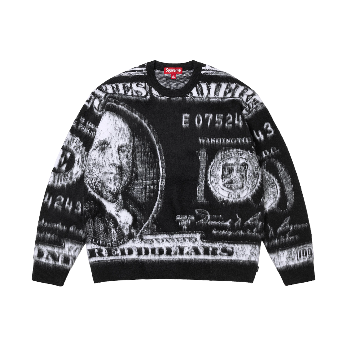 슈프림 머니 스웨터 블랙 - 25SS