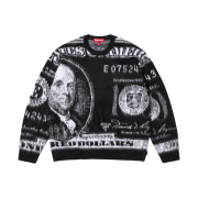 Supreme Money Sweater Black - 25SS