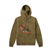 Jordan x Travis Scott Washed Suede Hoodie Medium Olive