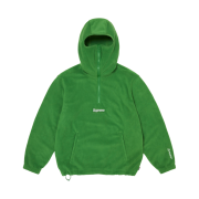 Supreme Polartec Facemask Half Zip Hooded Sweatshirt Green - 24FW
