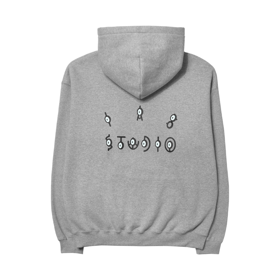 아이앱 스튜디오 x 포켓몬 안농 후드 그레이(IAB Studio x Pokemon Unown Hoodie Gray)