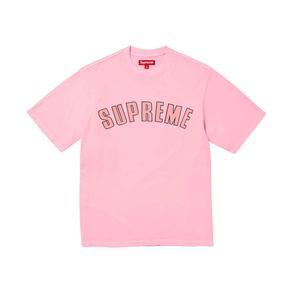 슈프림 크랙 아크 숏슬리브 탑 핑크 - 24SS