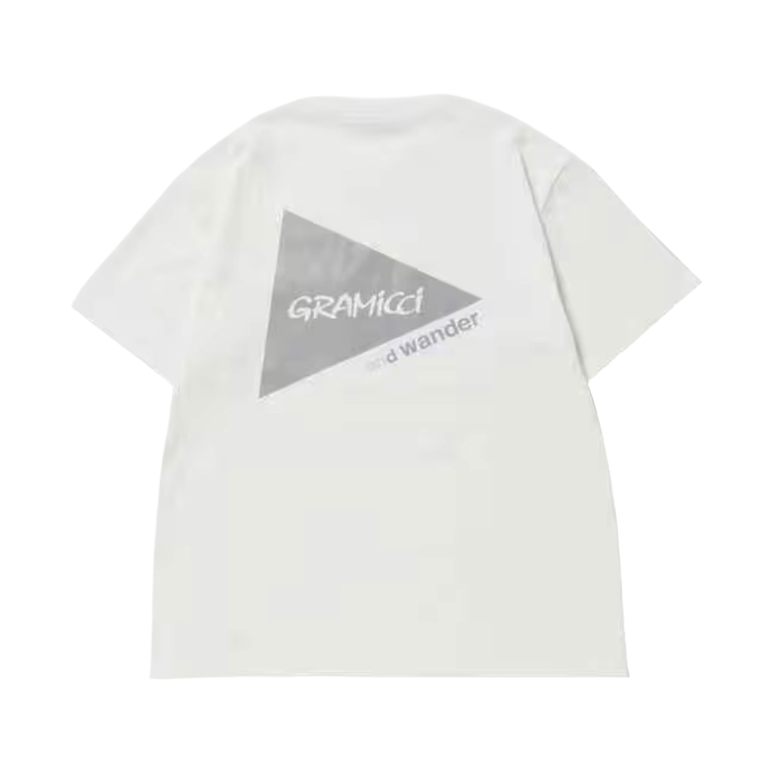 앤드원더 x 그라미치 백프린트 티셔츠 화이트(And Wander x Gramicci Backprint T-Shirt White)