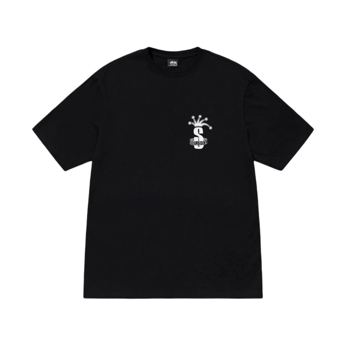 스투시 크라운 밴드 티셔츠 블랙(Stussy Crown Band T-Shirt Black) - 2