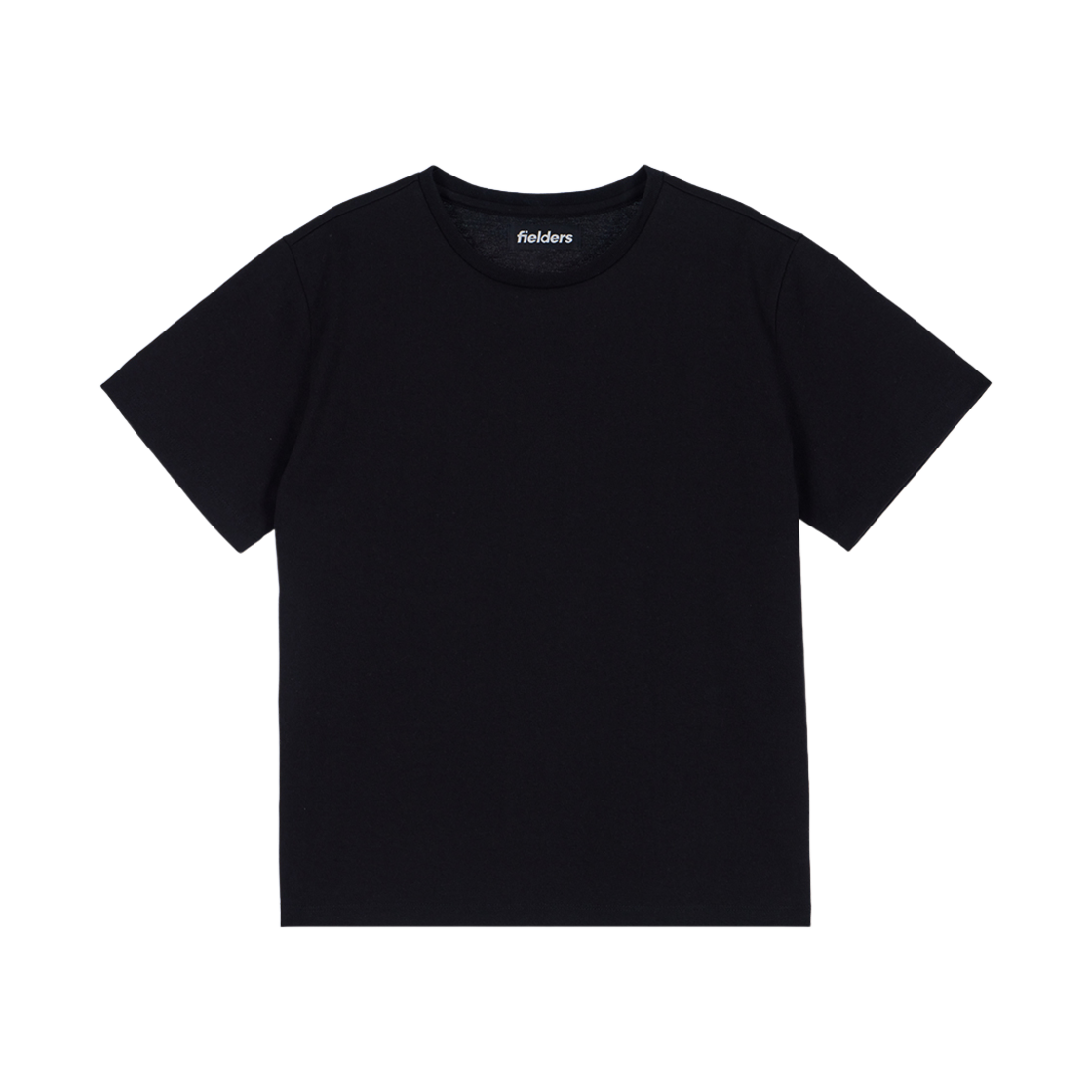 필더스 여성 에센셜 베이직 티 블랙(Fielders Woman Essential Basic T-Shirts Black) - 1