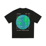 Palace World Tour T-Shirt Black - 25SS