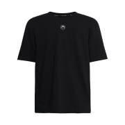 Marine Serre Organic Cotton Plain T-Shirt Black