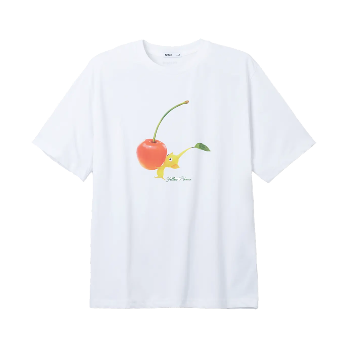 스파오 x 피크민 티셔츠 화이트 B 버전(Spao x Pikmin T-Shirt White B Ver.) - 1