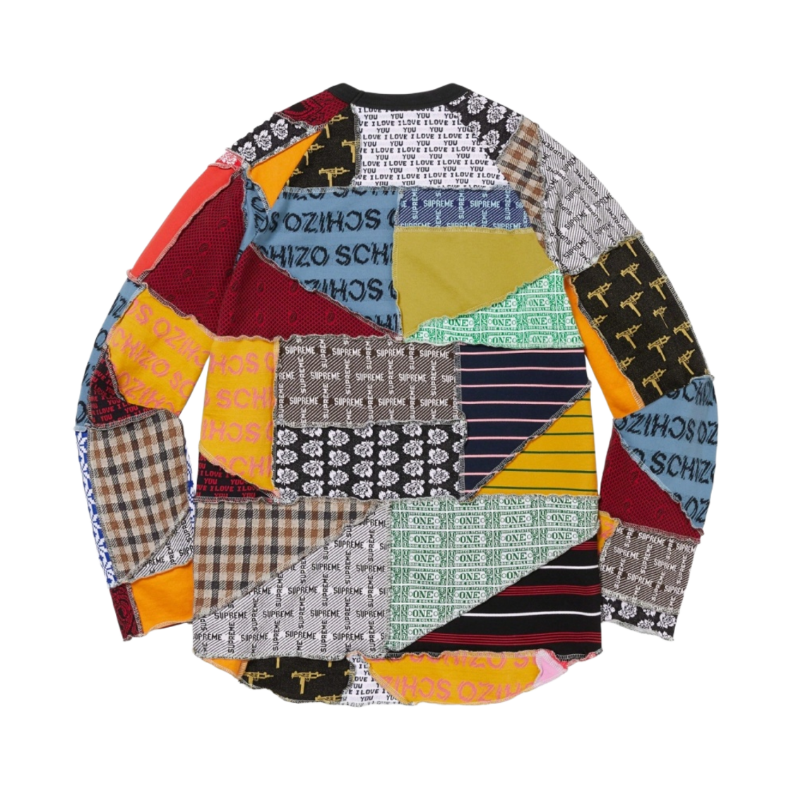 슈프림 패치워크 자카드 L/S 탑 멀티컬러 - 23SS(Supreme Patchwork Jacquard L/S Top Multicolor - 23SS) - 2