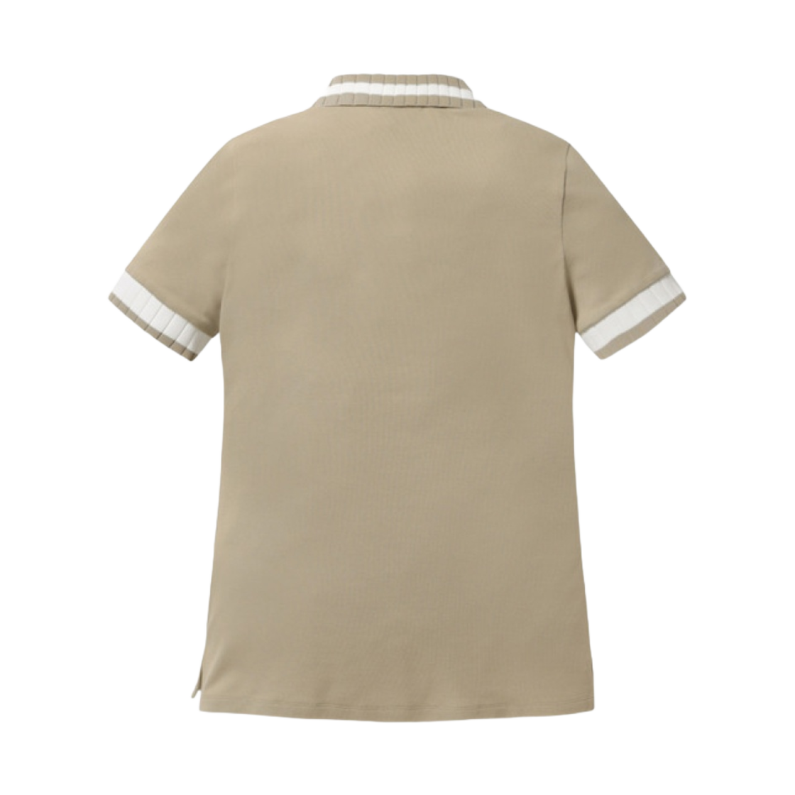 (W) 지포어 투톤 칼라 피케 폴로 티셔츠 베이지((W) G/Fore Two Tone Collar Pique Polo T-Shirt Beige) - 2