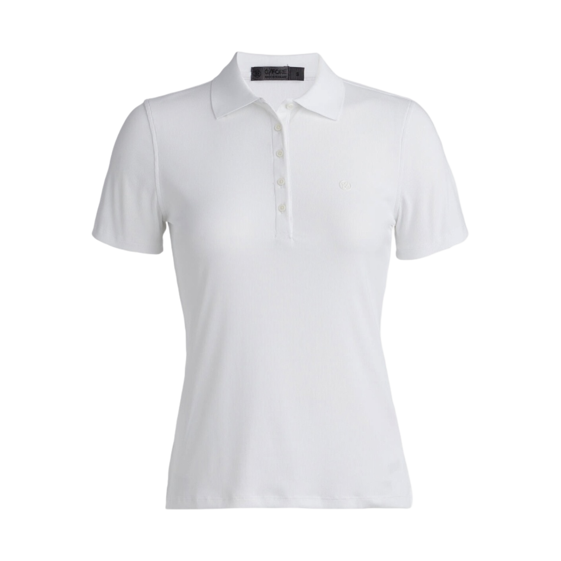 (W) 지포어 테크 립 퍼포먼스 나일론 폴로 스노우((W) G/Fore Tech Rib Performance Nylon Polo Snow) - 1