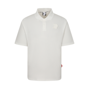 WILLBE PLAY Leather wappen Polo Shirt White