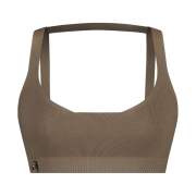 Juukiff Back Strap Bra In Mixed Cotton Brown