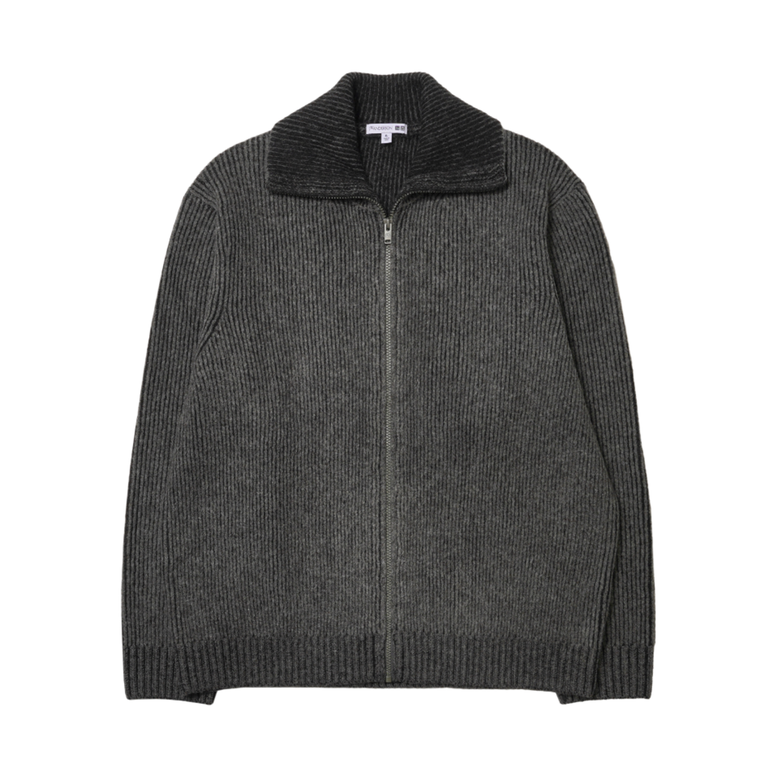 유니클로 x JW 앤더슨 수플레얀 풀집 스웨터 그레이 - KR(Uniqlo x JW Anderson Souffle Yarn Full-Zip Sweater Gray - KR)