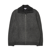Uniqlo x JW Anderson Souffle Yarn Full-Zip Sweater Gray - KR