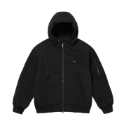 Supreme Windstopper Zip Up Hooded Sweatshirt Black - 23FW