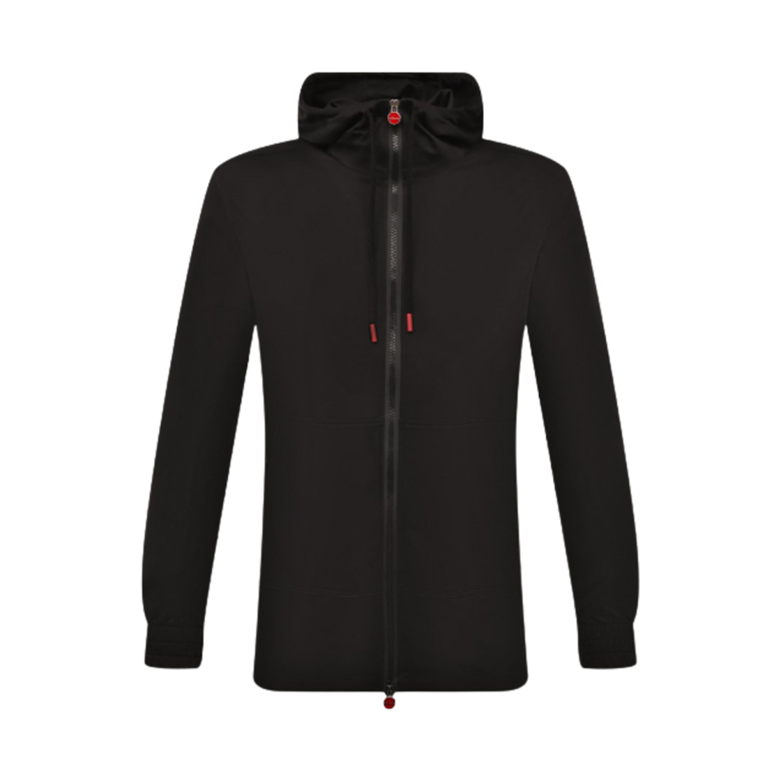 키톤 코튼 후드 집업 블랙(Kiton Cotton Hoodie Zip Up Black)