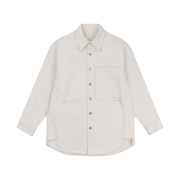 Wooyoungmi Embossing Back Logo Denim Shirt Ivory - 22SS