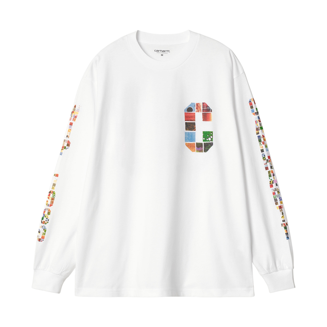 I033674-02-XX Carhartt WIP Long Sleeve Machine 89 T-Shirt White