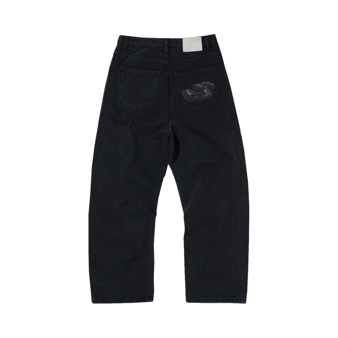 스웨이드 컨투어 포켓 데님 블랙(Suade Contour Pocket Denim Black)